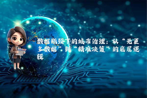 数据瓶颈下的城市治理：从“无更多数据”到“精准决策”的底层逻辑